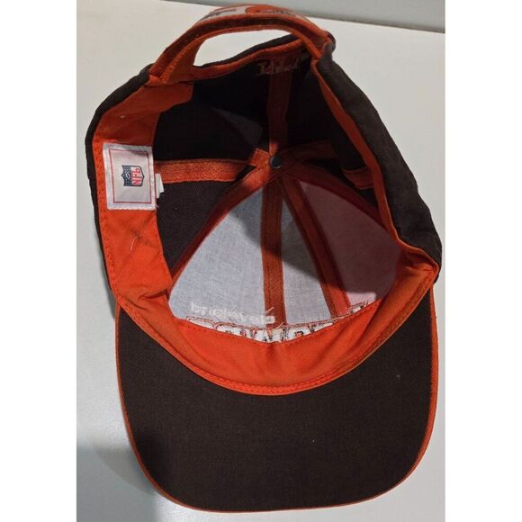 Cleveland Browns NFL Adjustable Cap OSFM Brown & Orange 100% Cotton Embroidered - Picture 3 of 8